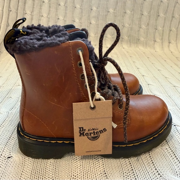 Dr. Martens 1460 Serena Winter Boot Boots Girls Sz 13 NEW NWT Shoes Faux Fur - Picture 7 of 12